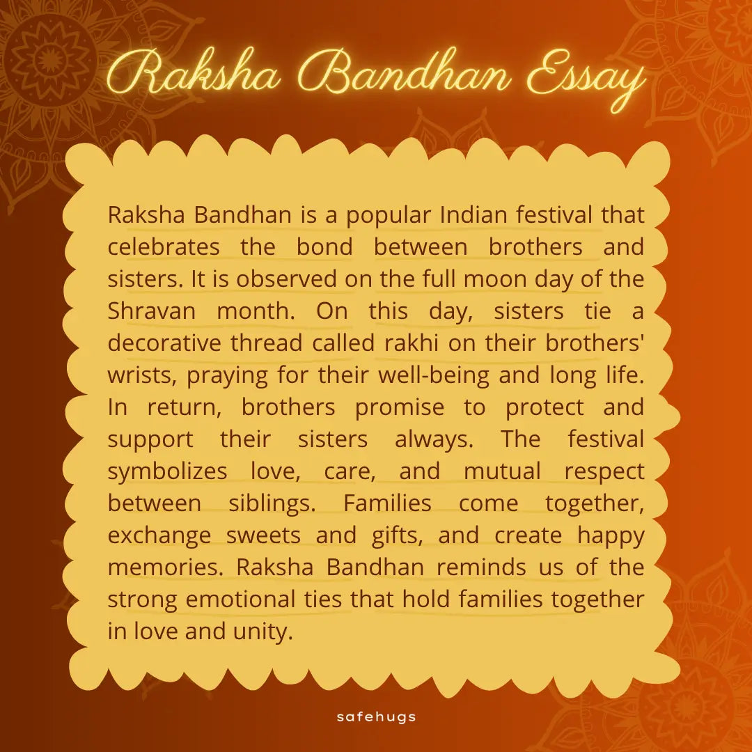 Raksha Bandhan Essay in English