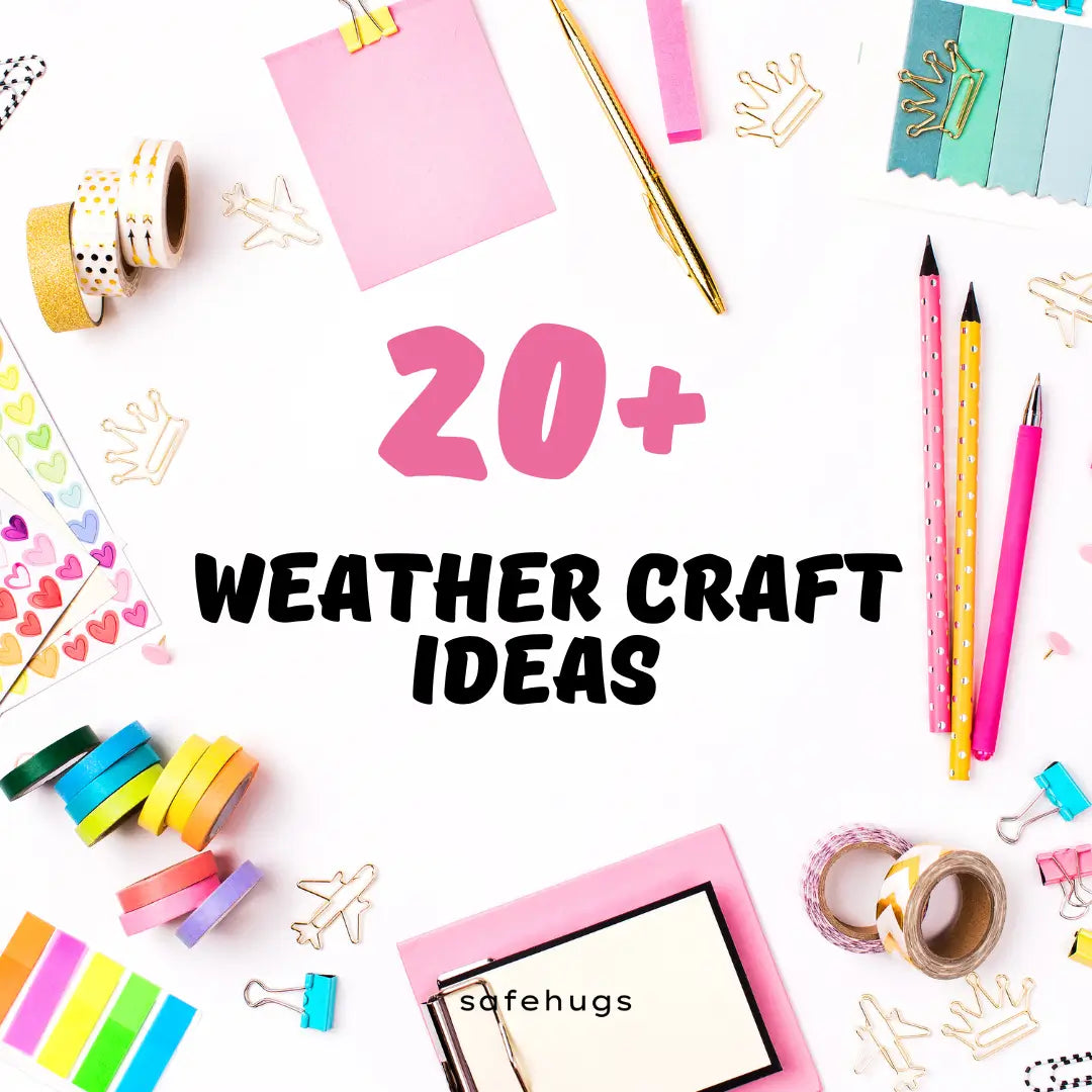 Easy Weather Crafts For Preschoolers & Kindergarteners