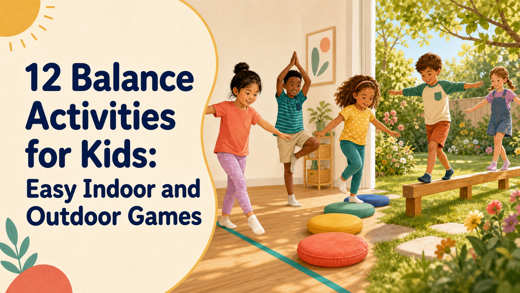 12 Balance Activities for Kids: Easy Indoor and Outdoor Games