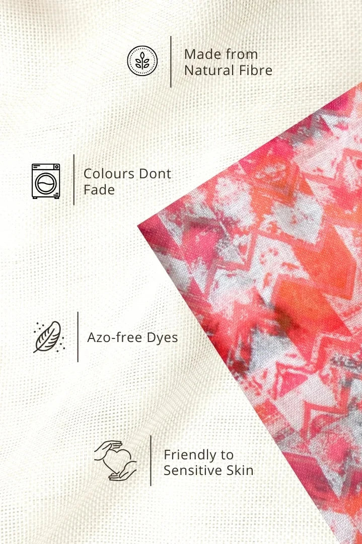 Fabric detail of a 3 Piece Co Ord Set for Girls.
