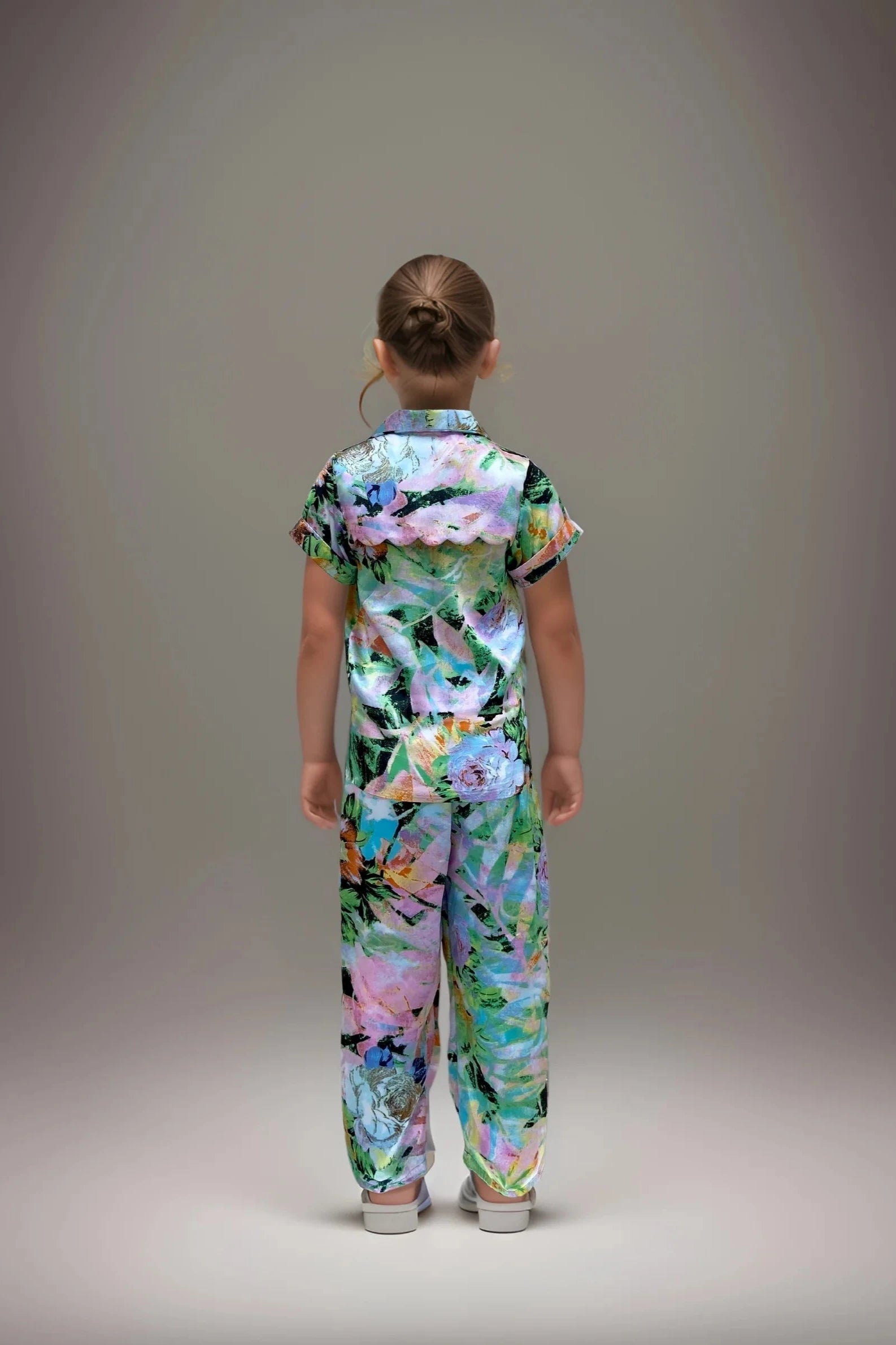 Green Co ord Sets for Girls Back Full