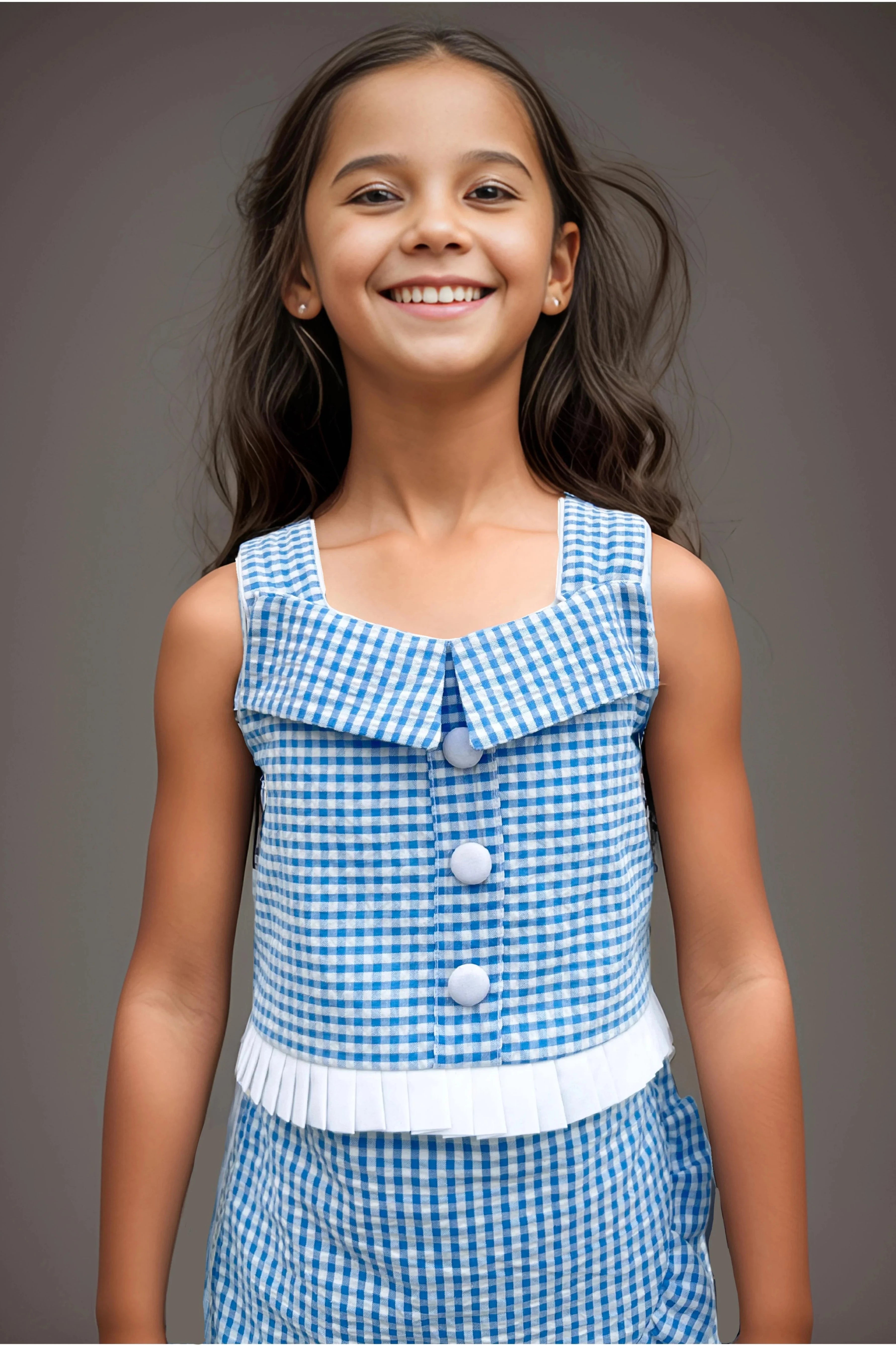 Skorts for Girls with Top Front Detail