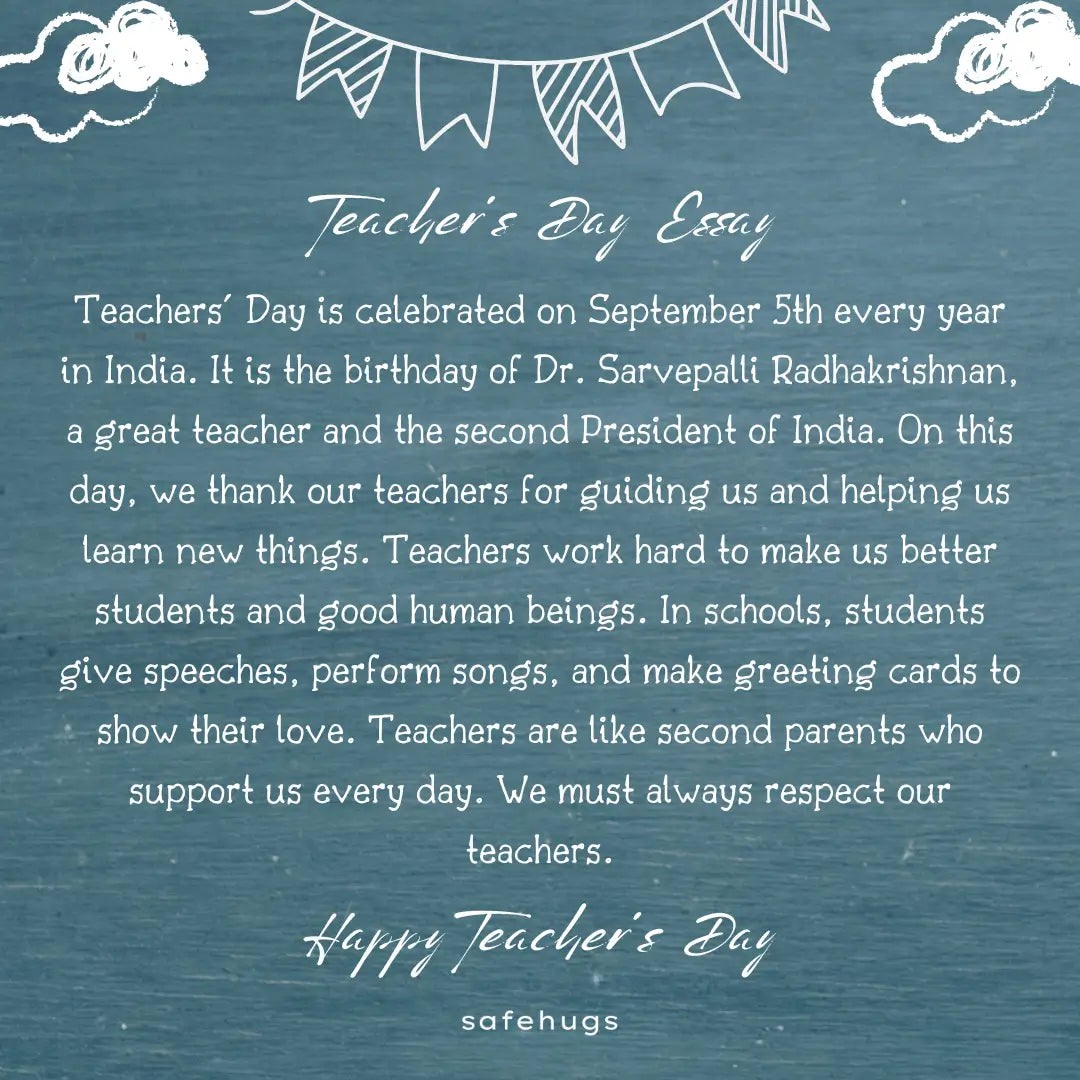 Teachers Day Essay In English For Students (2025)
