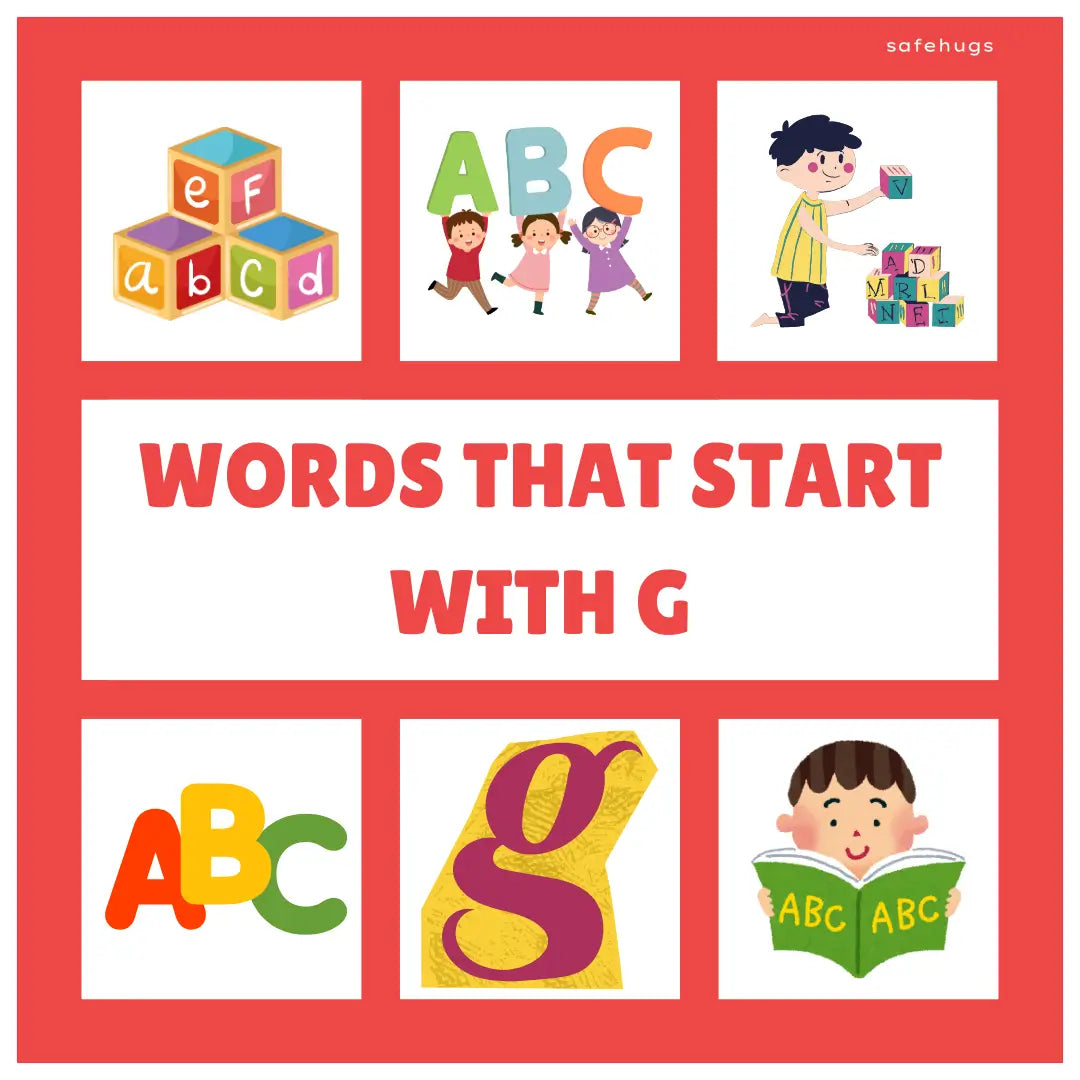 Words That Start With G For Kids