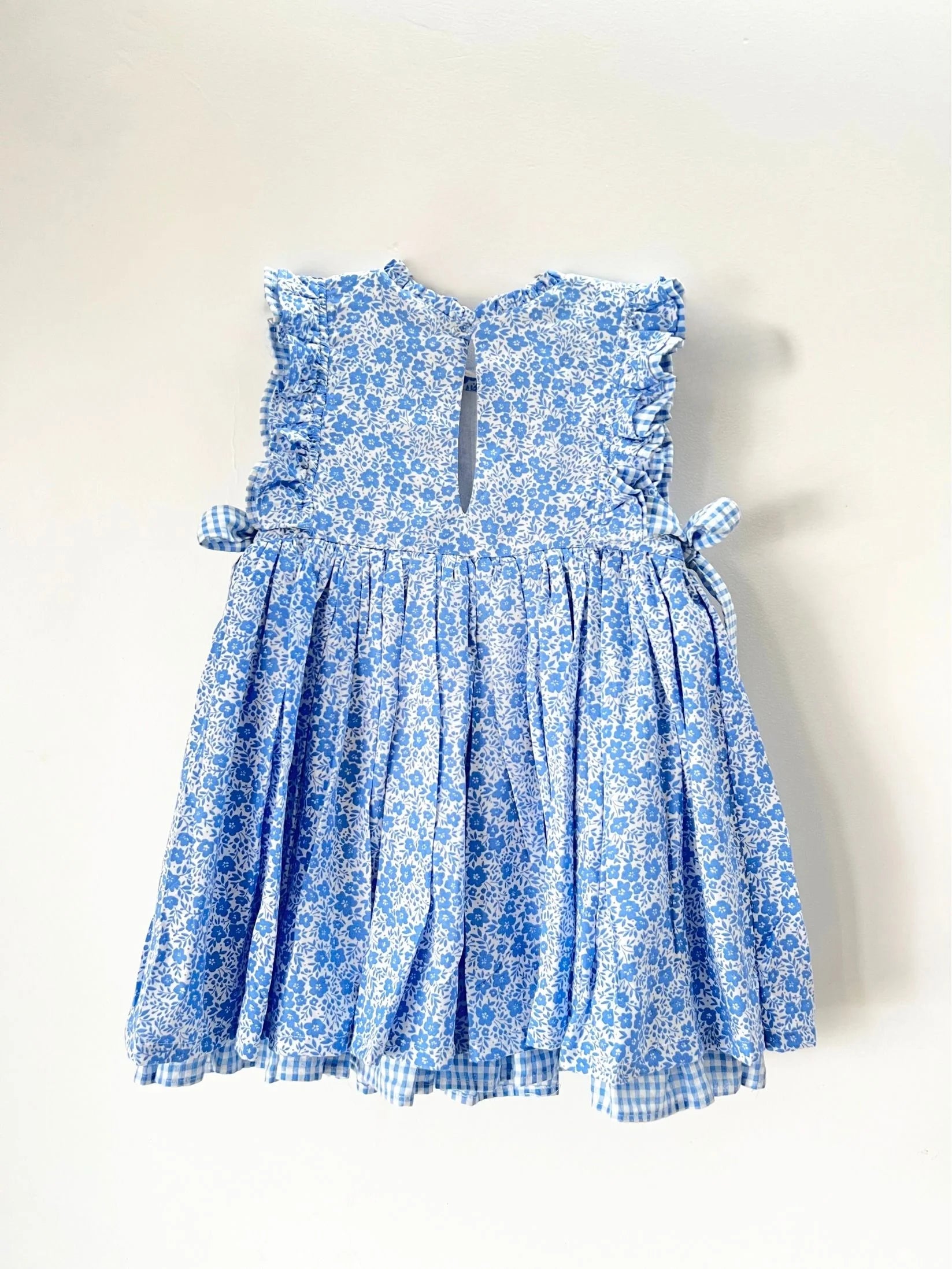 Floral Print Cotton Dress For Girls