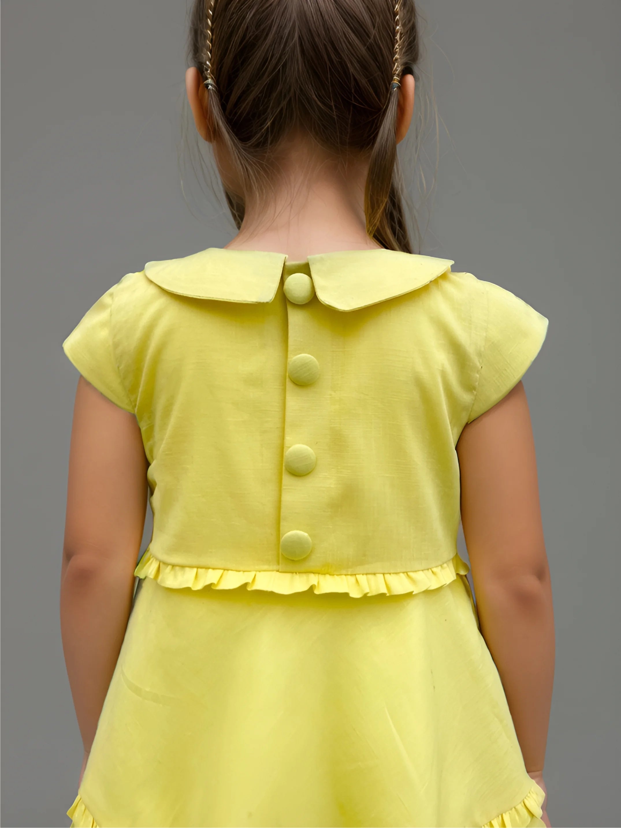 Yellow Linen Dress