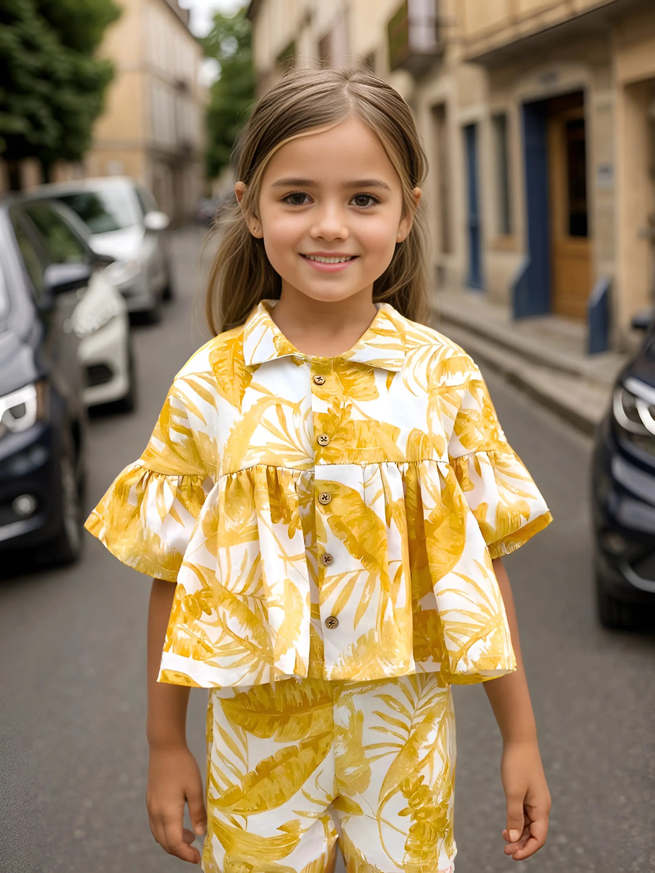 Cotton Tops for Girls With Shorts Full detail