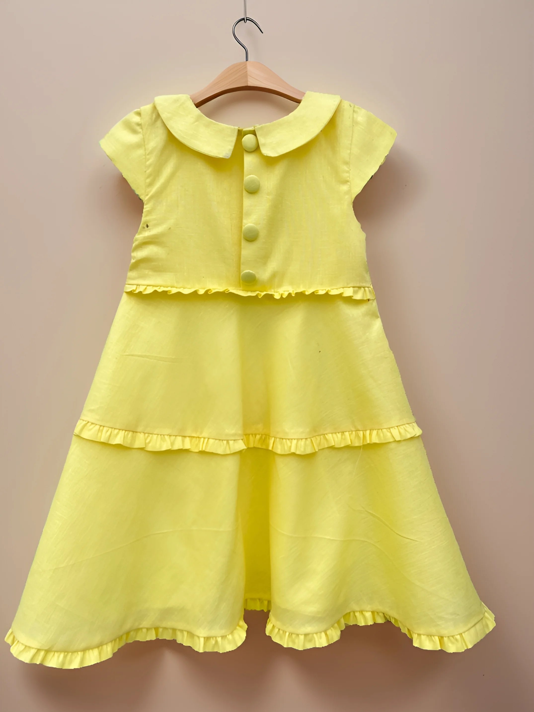 Yellow Linen Dress