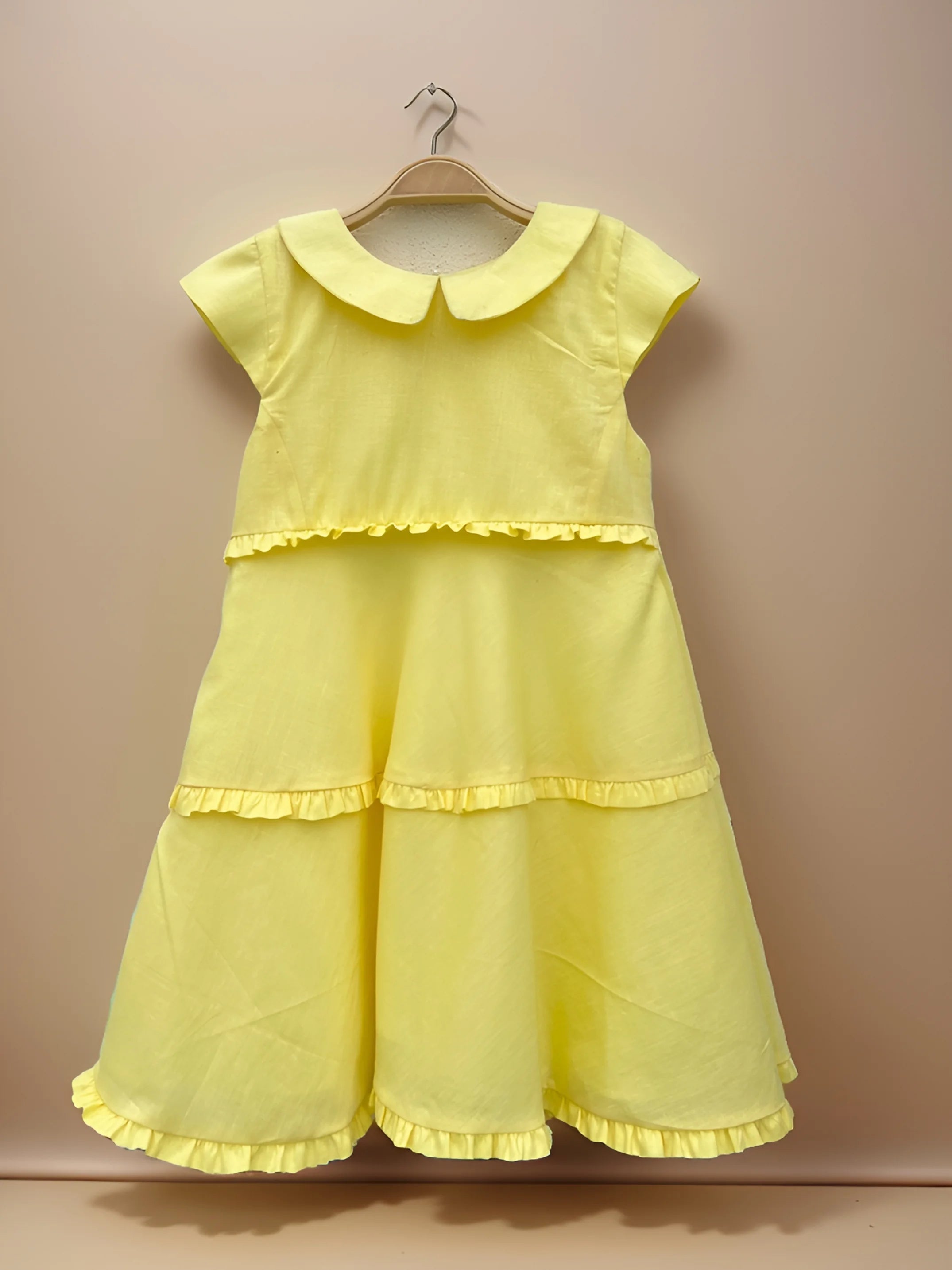 Yellow Linen Dress