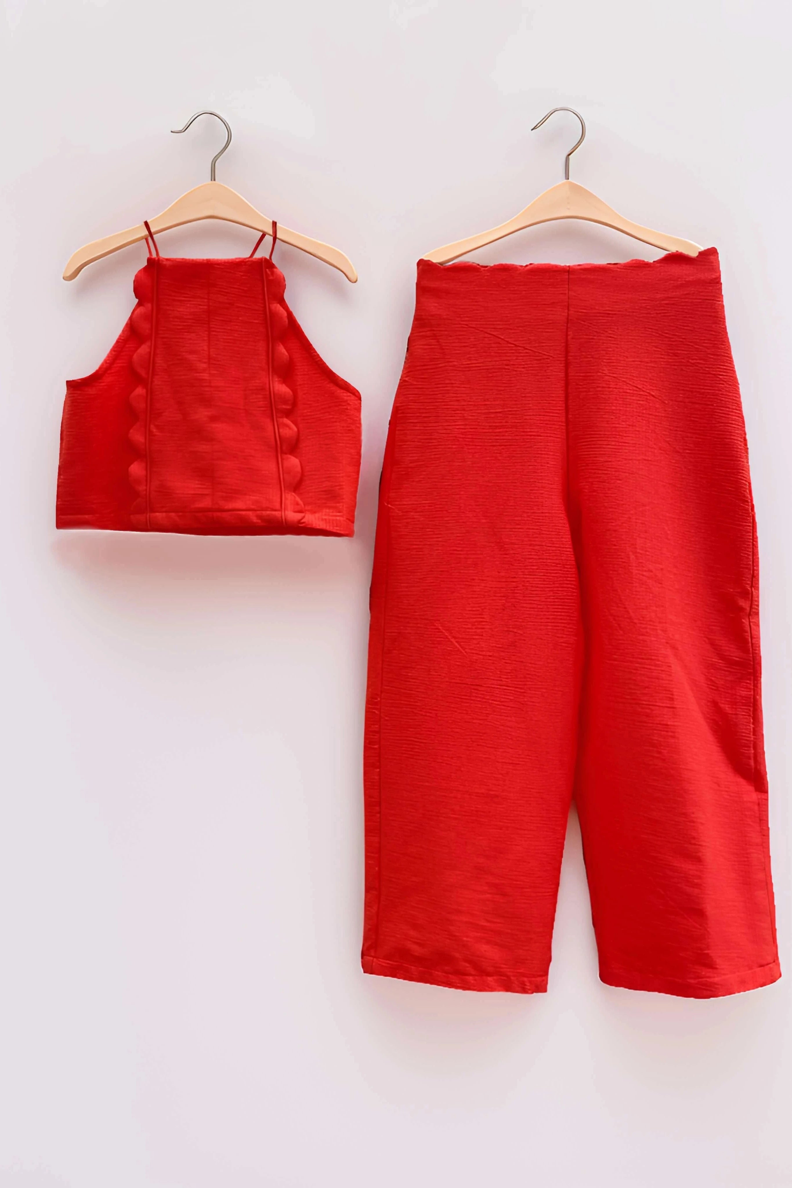 Girls Halter Neck Top & Pants Flat