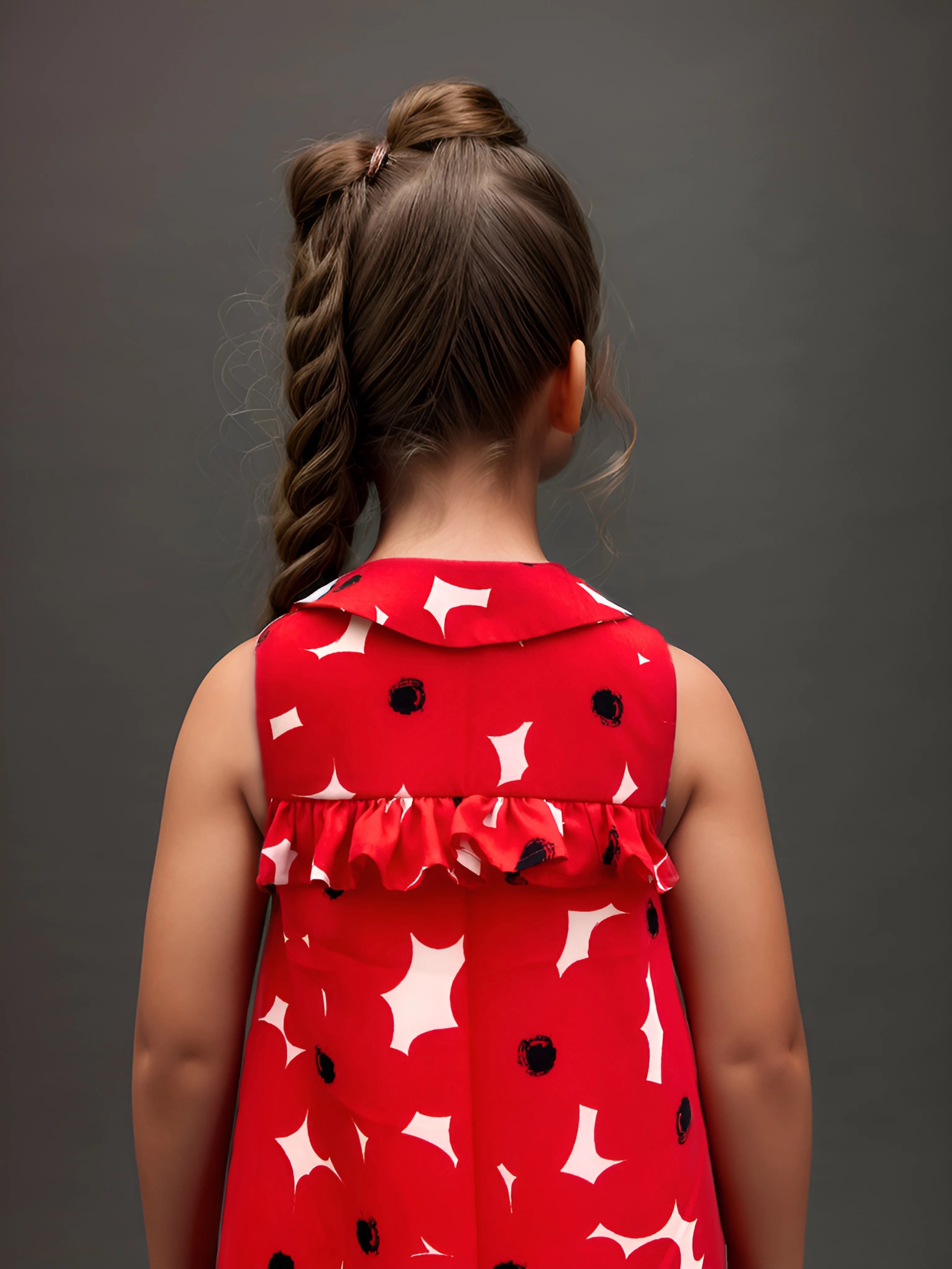 Floral Print Dress For Girls