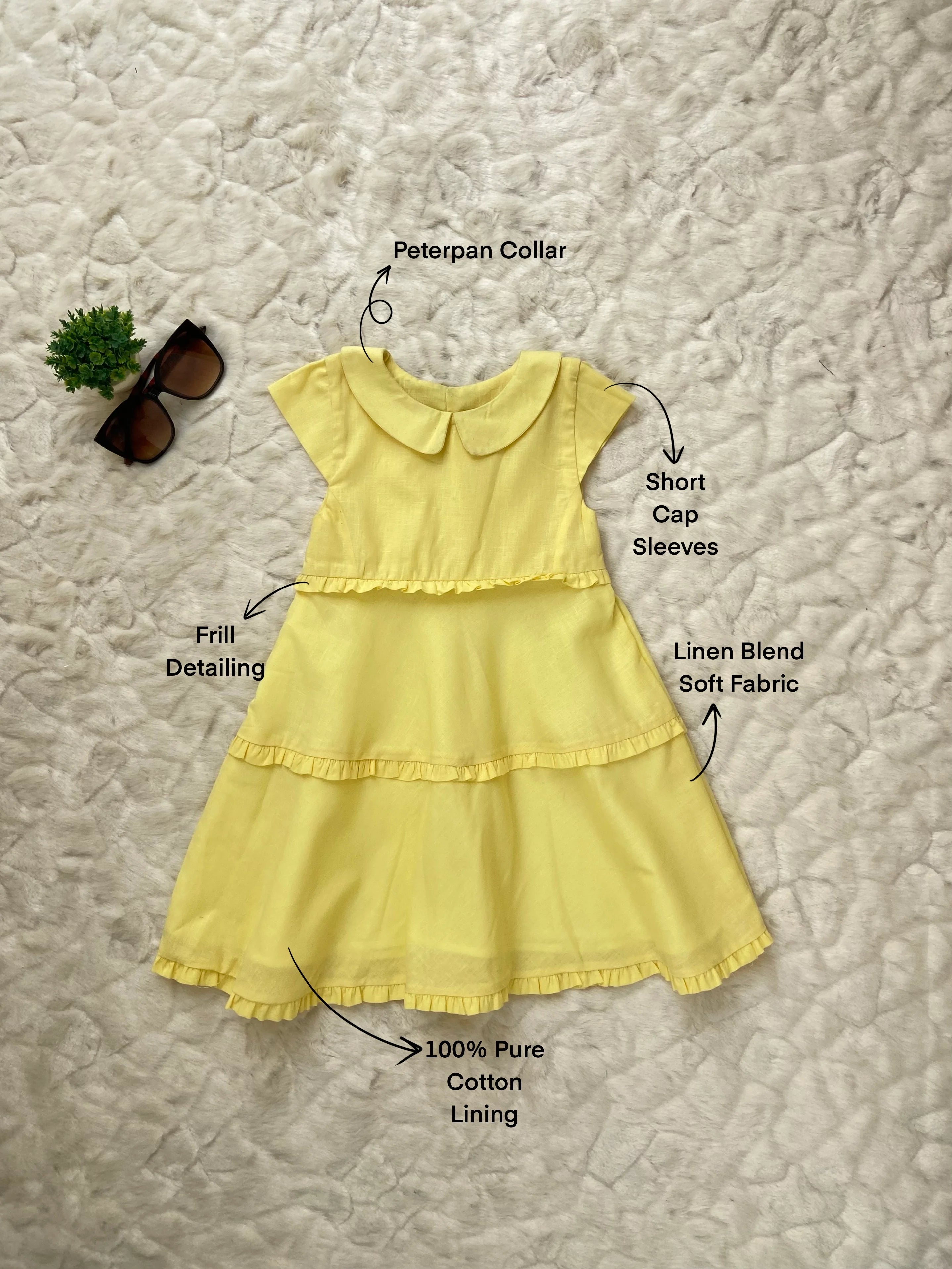 Yellow Linen Dress