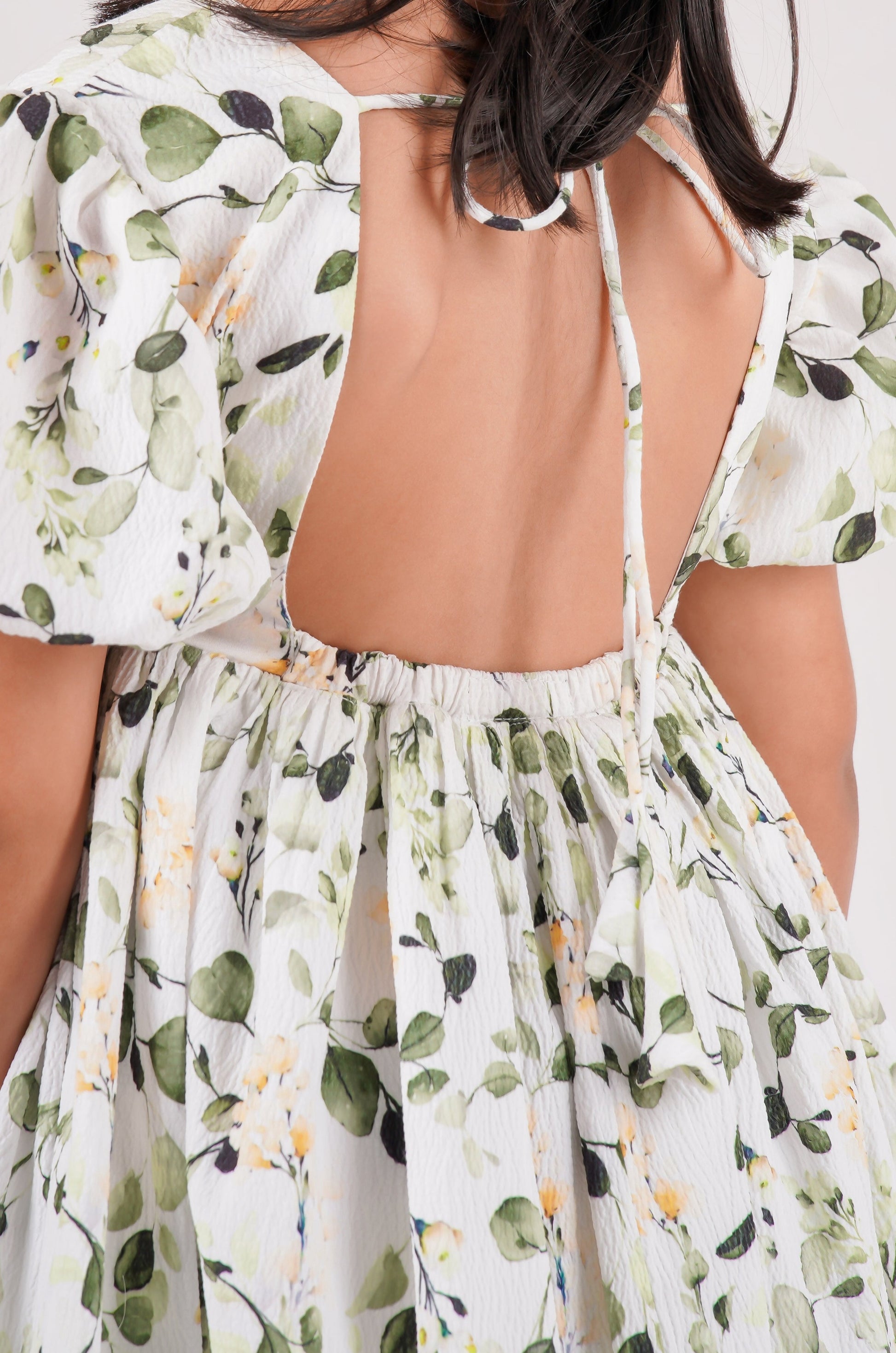 floral print cotton dress 
