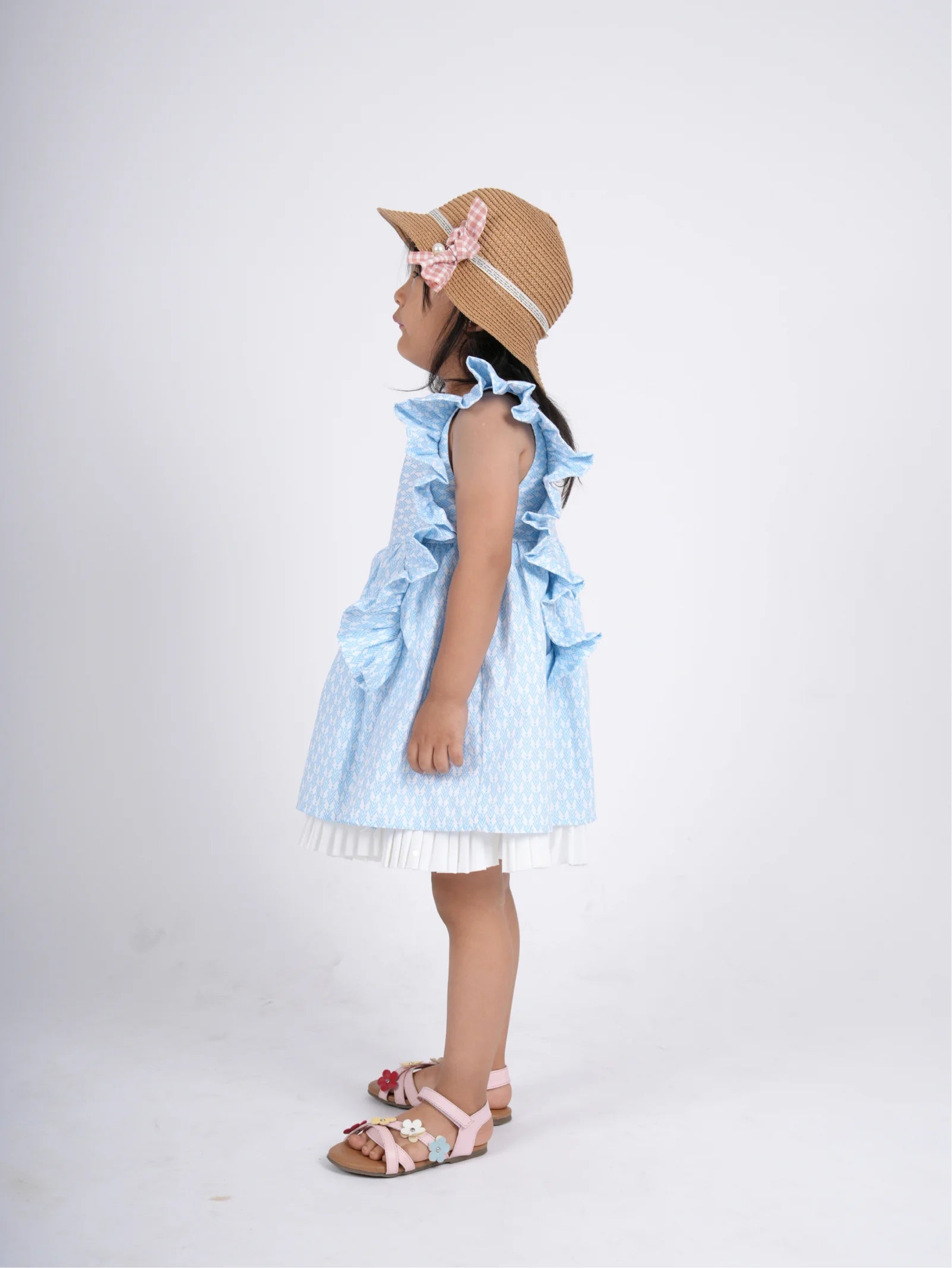 Printed Summer Cotton Dress for Girls