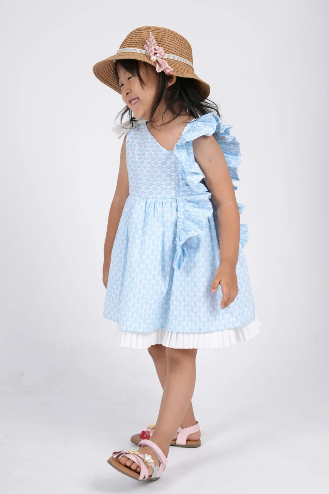 Printed Summer Cotton Dress for Girls