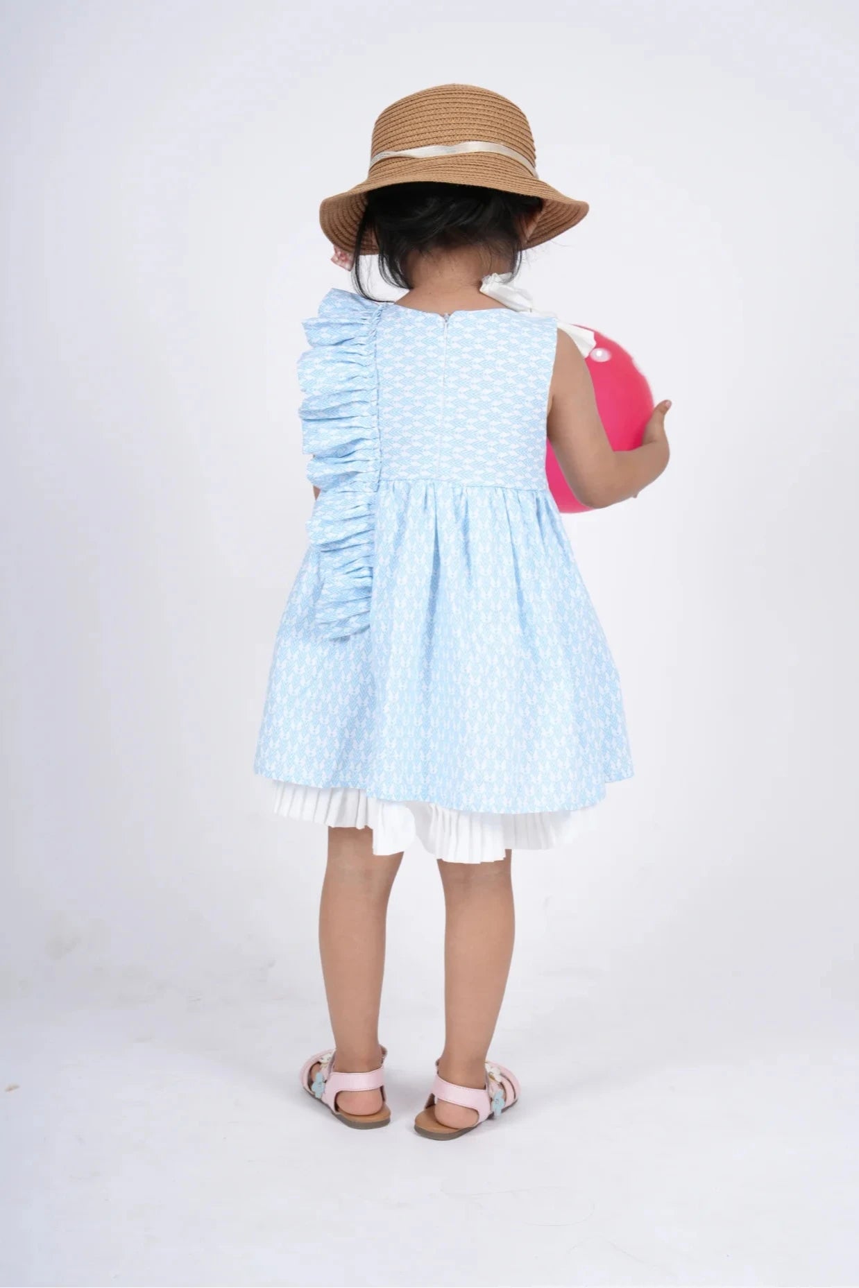 Printed Summer Cotton Dress for Girls