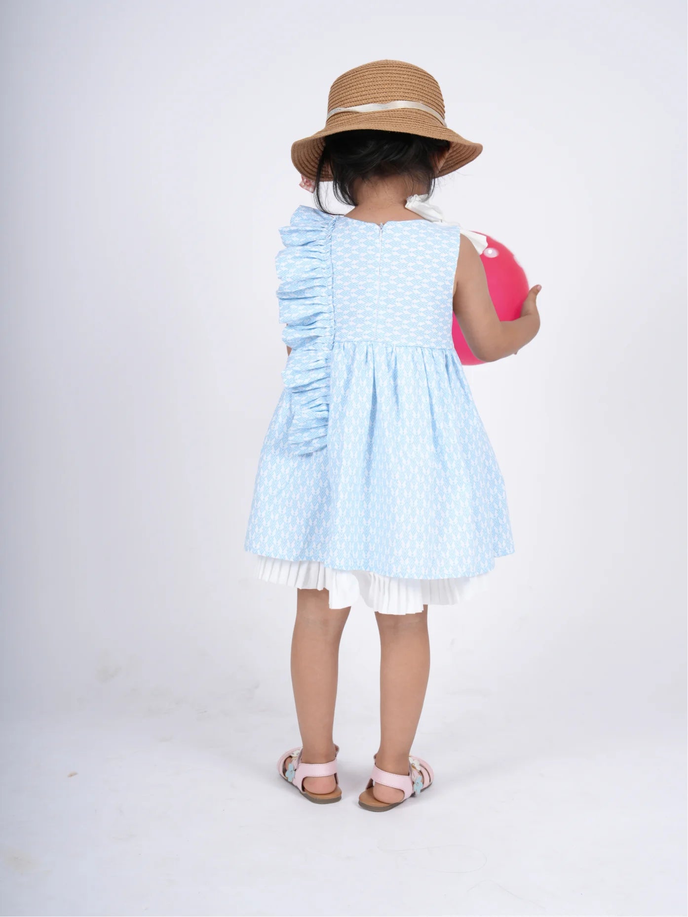 Printed Summer Cotton Dress for Girls