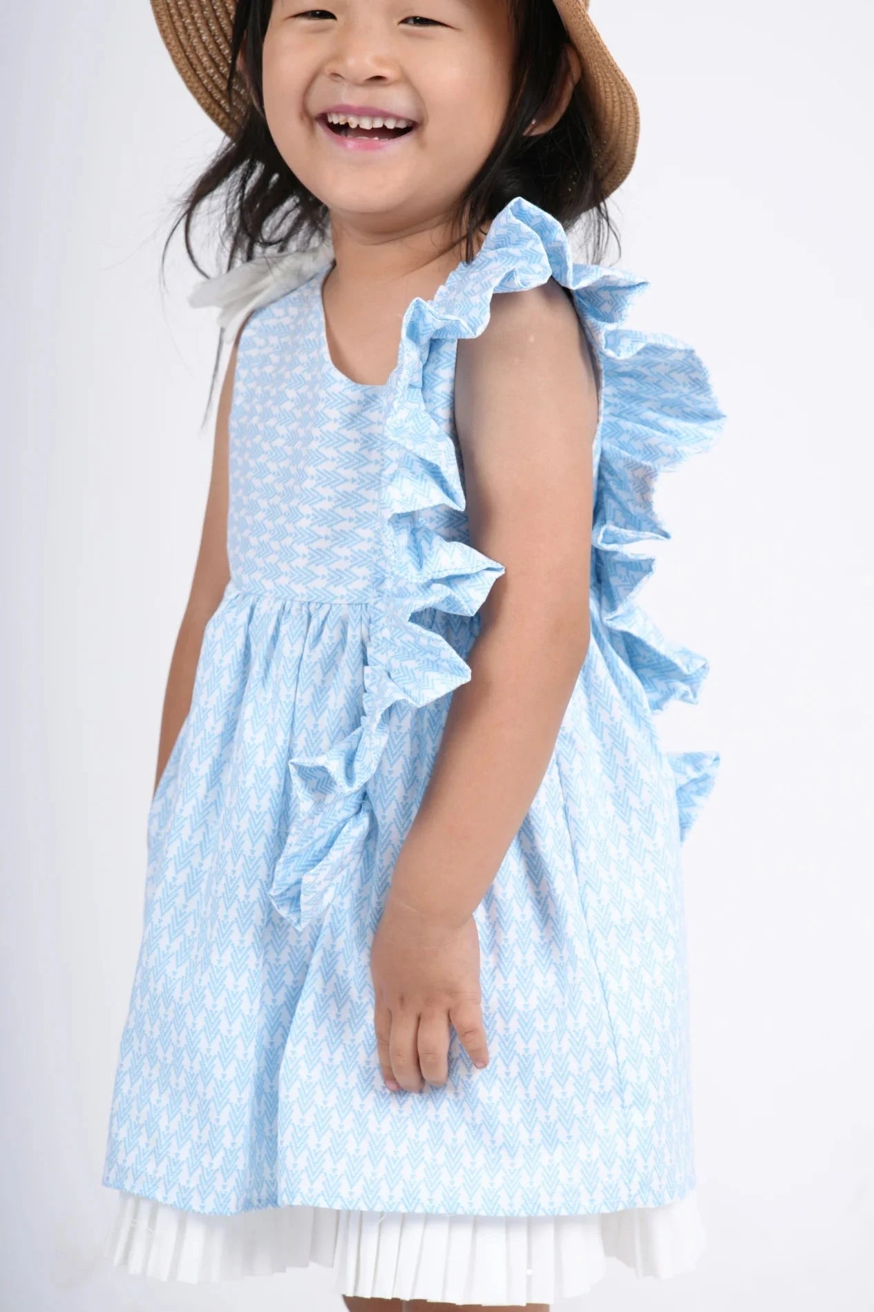 Printed Summer Cotton Dress for Girls