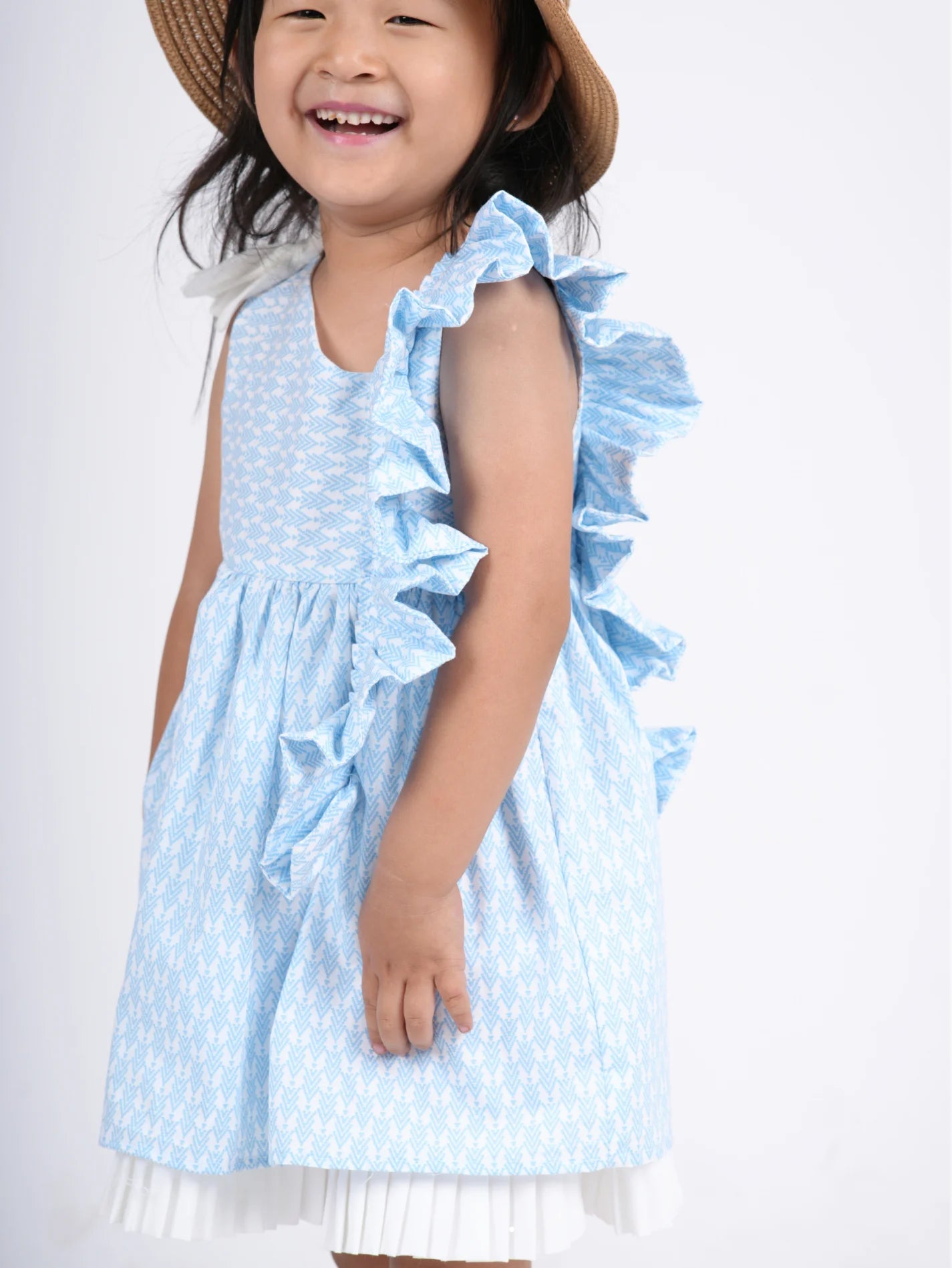 Printed Summer Cotton Dress for Girls